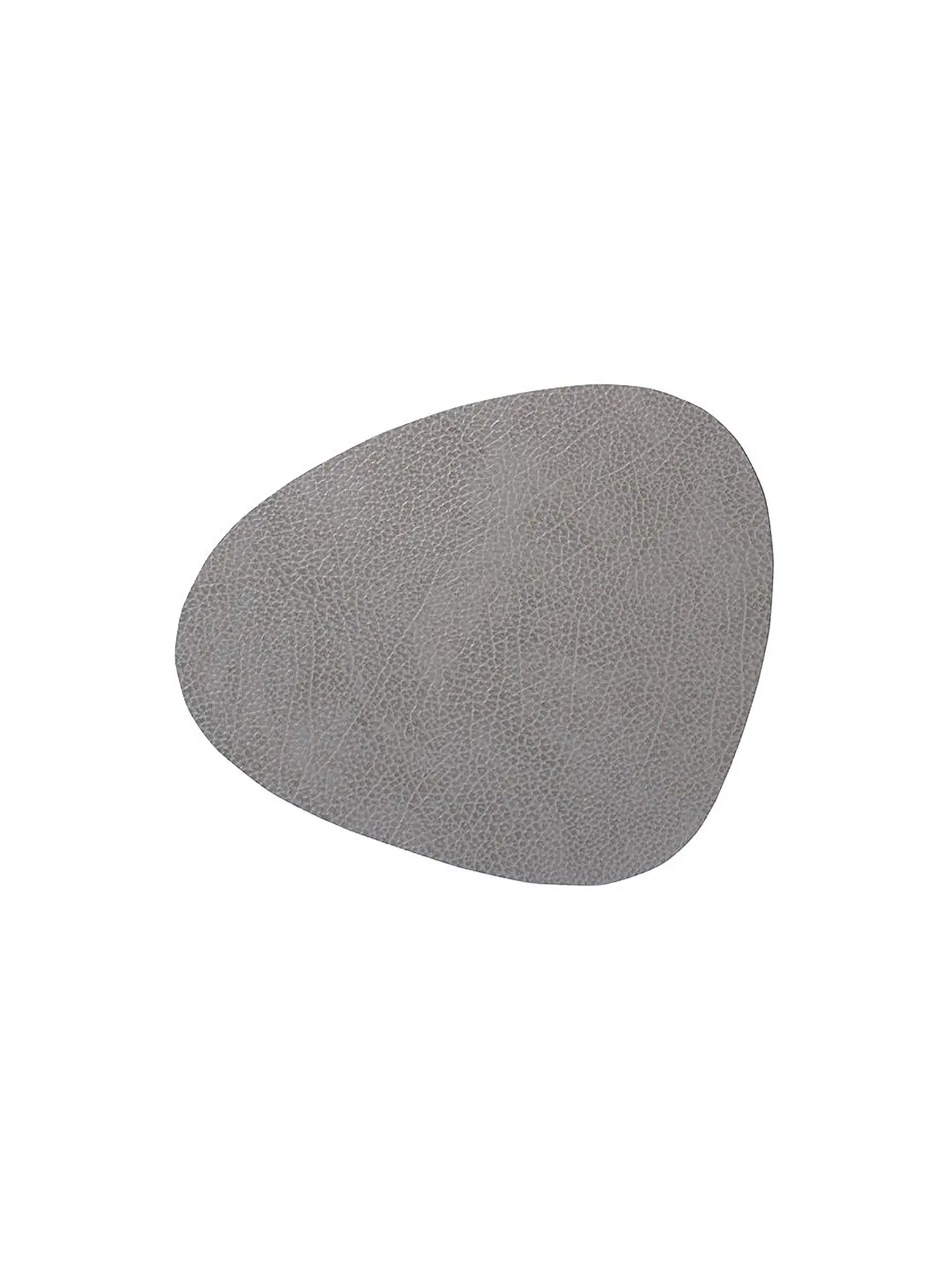 LIND DNA | Leder-Tischset Hippo oval 37x44cm (Anthrazit) | 